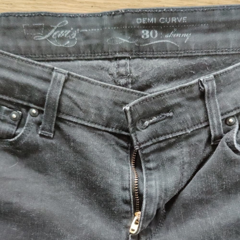 Levi's Women's Demi Curve Skinny Jeans - Black - Picture 2 of 7